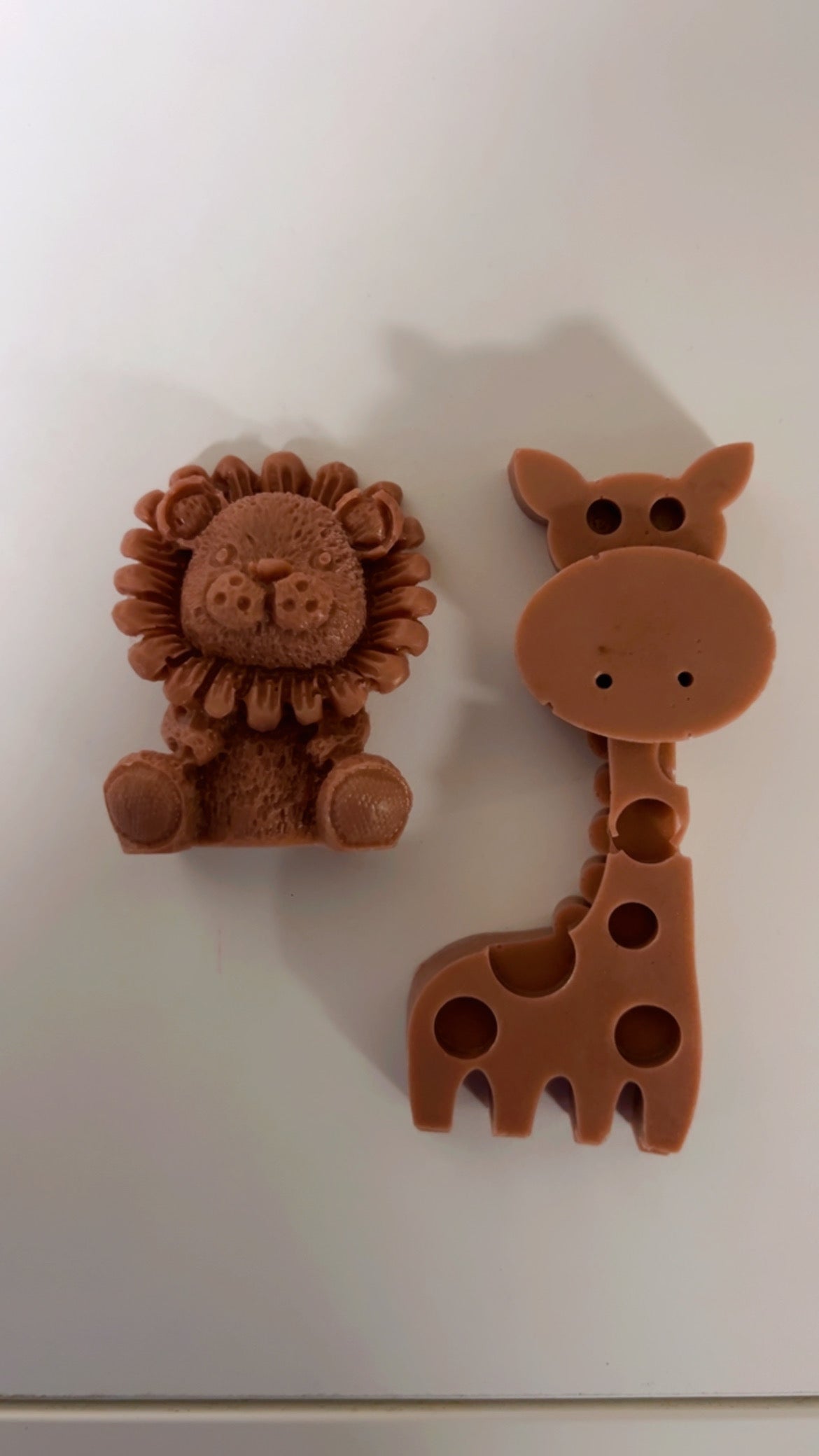 Giraffe and Lion Soap Set