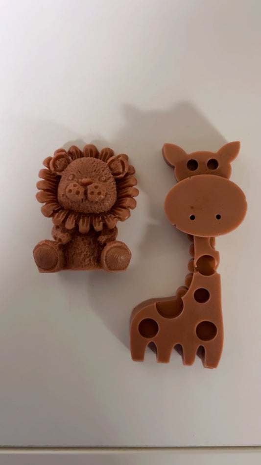 Giraffe and Lion Soap Set
