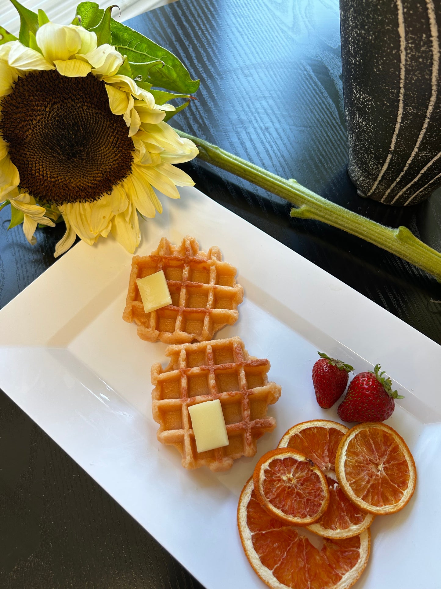 Waffle Candle